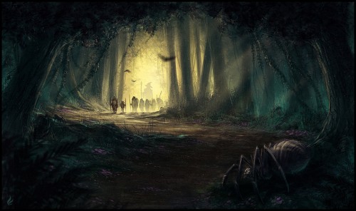 Into the Mirkwood by thalion art