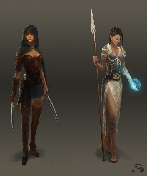 Silvernai character concept pack