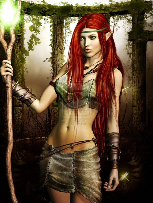 Wood elf druid by erynn83 d3ktzs