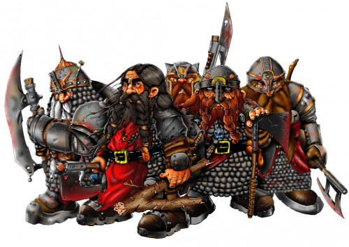 Band of dwarfs by themico