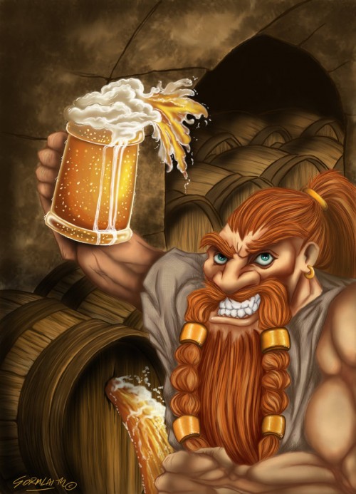 Beer dwarf by Gormlaith