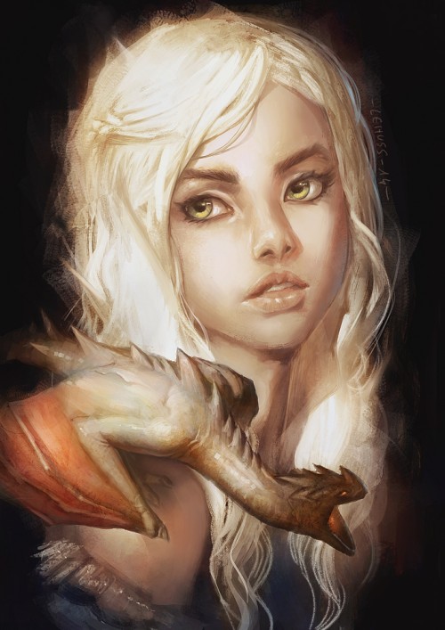 Mother of dragons daenerys by le