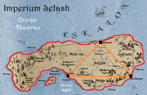 Imperium Selash nowa mapa