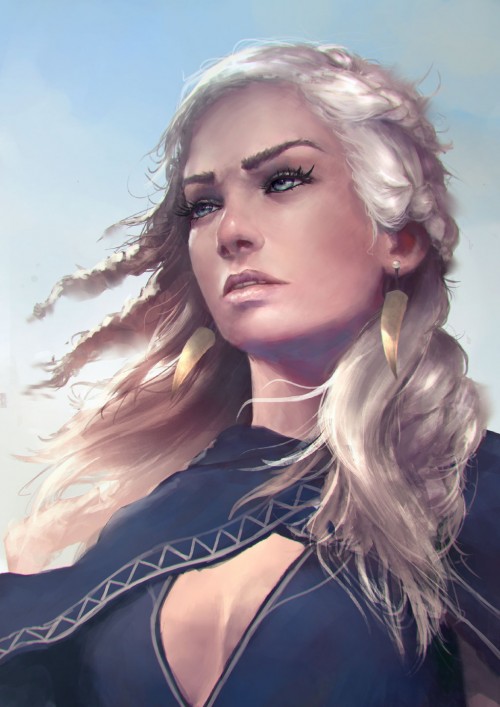 Daenerys stormborn by digitalsashimi d8r8sx7