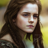 digital_painting___emma_watson_as_ila_in_noah_by_rafaelgiovannini-d7lbbjv