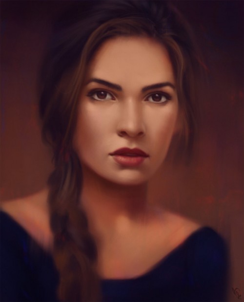 Female portrait study 26 day 117 by angelganev d9bn84a