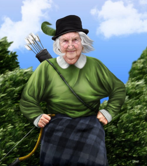 Grandmother robin hood by logart2006 d33vef2