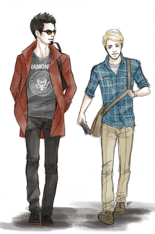 Tony and steve in college by fishnones d5gzx1m