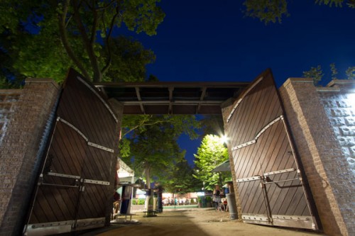 bohemian hall front gate