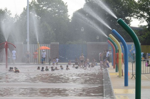 Spray Showers at Red Hook Pool