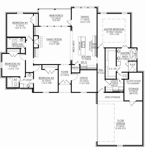 4 bedroom 3 bath house plans best of sophisticated 4 bed 4 bath house plans best idea home of 4 bedr