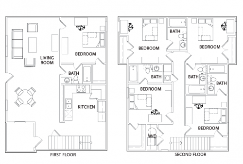 Retreat 5 bed 5 bath Courtyard 01